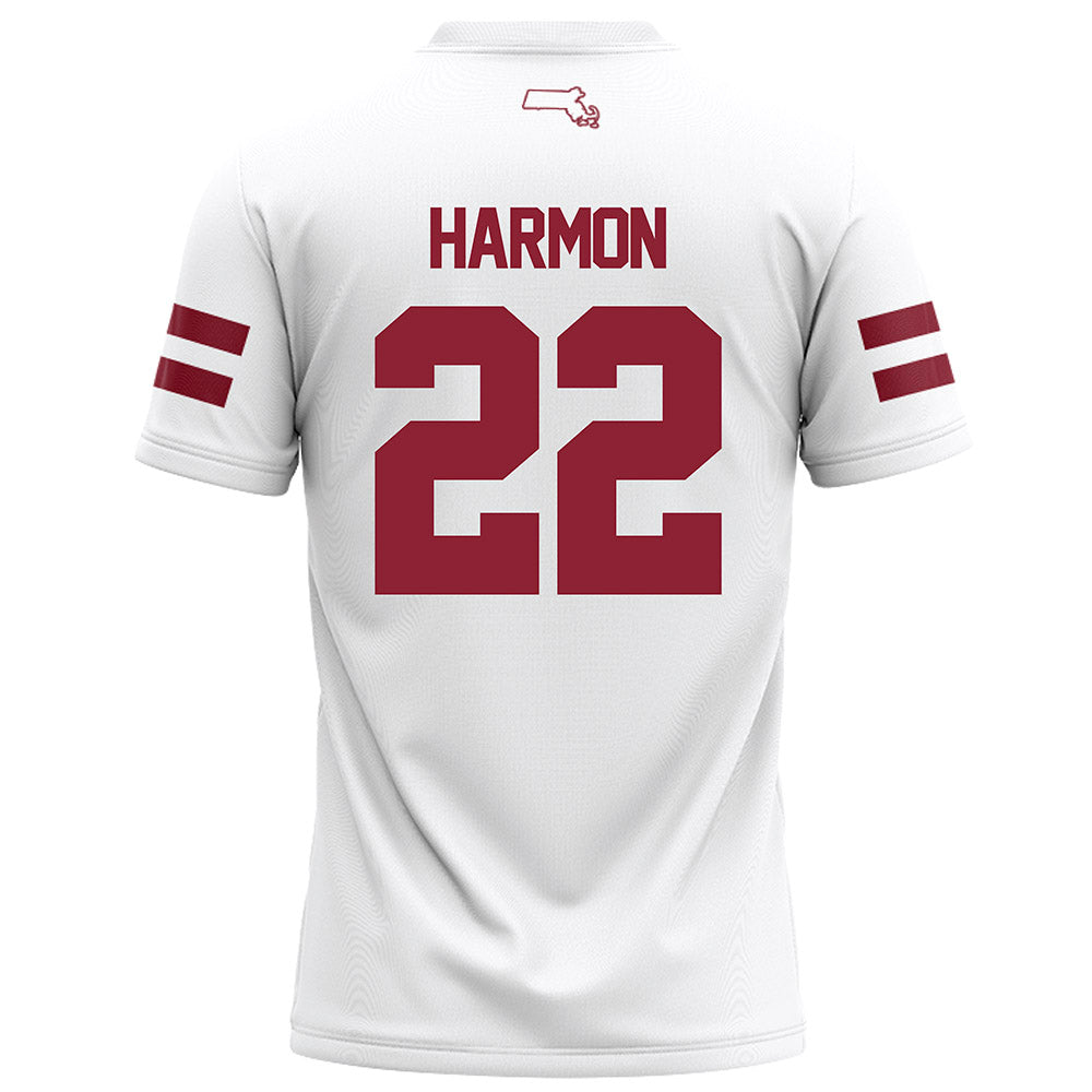 UMass - NCAA Football : Jahmad Harmon - White Football Jersey-1