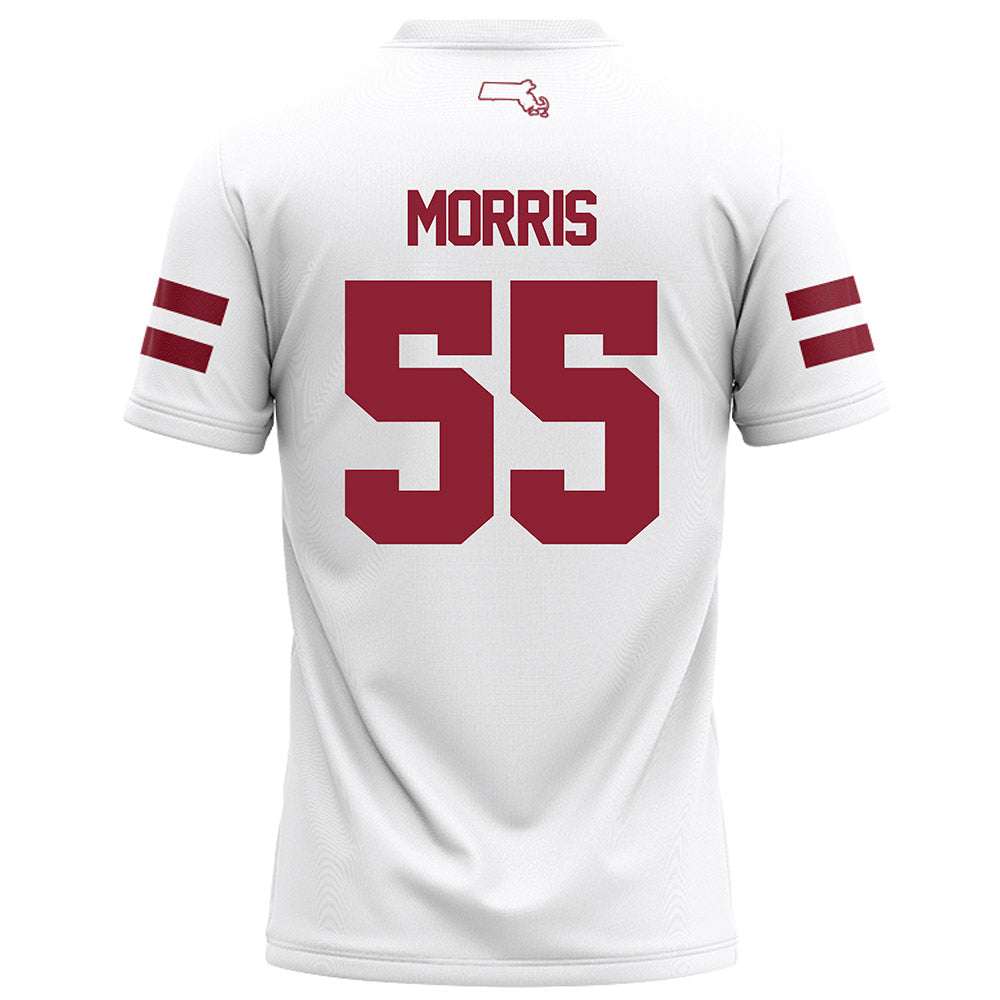 UMass - NCAA Football : Zakar Morris - White Football Jersey-1