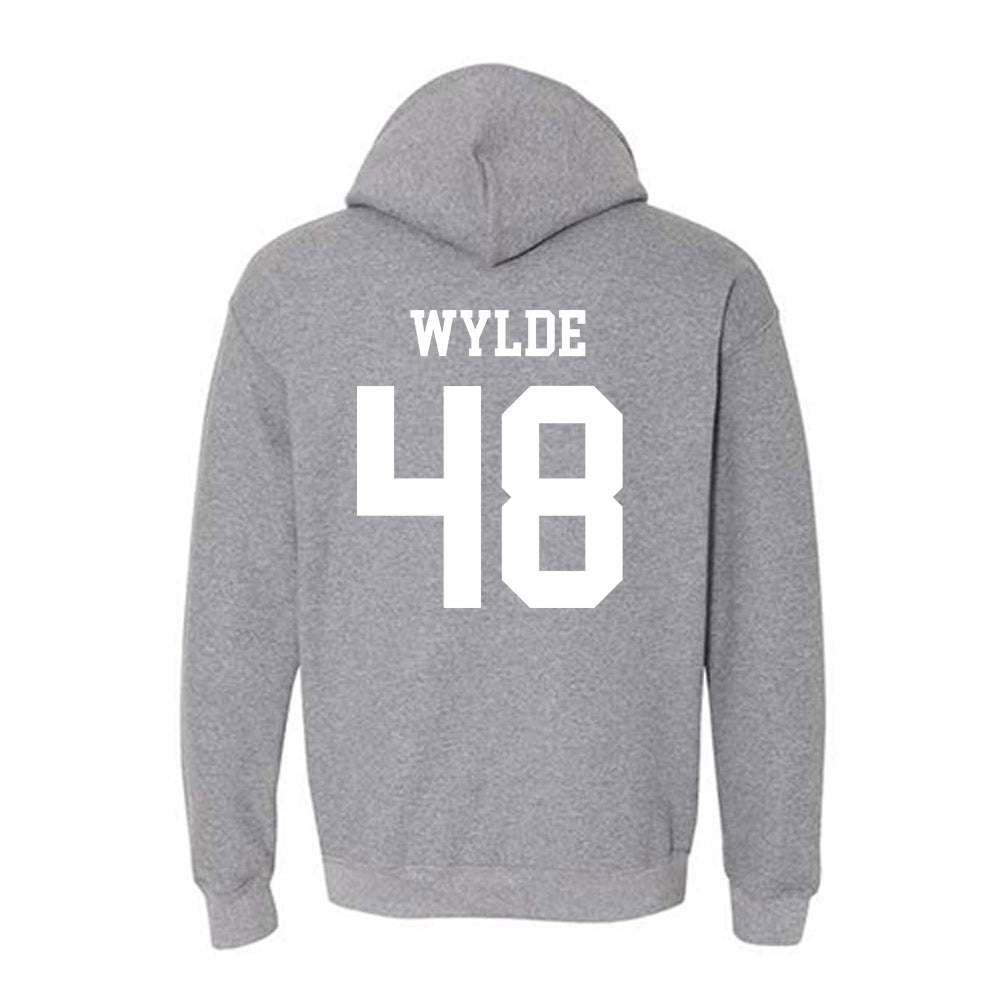 NMSU - NCAA Baseball : Connor Wylde - Classic Fashion Shersey Hooded Sweatshirt