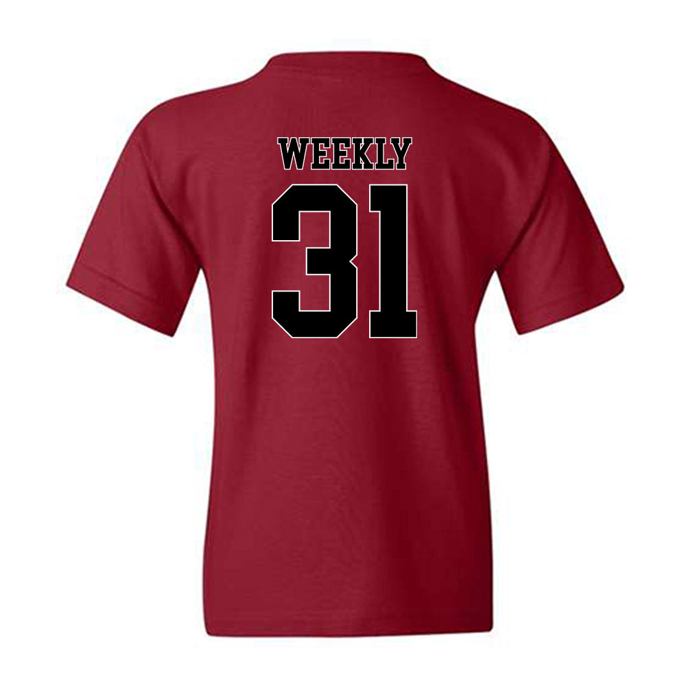 NMSU - NCAA Baseball : Dylan Weekly - Classic Shersey Youth T-Shirt-1