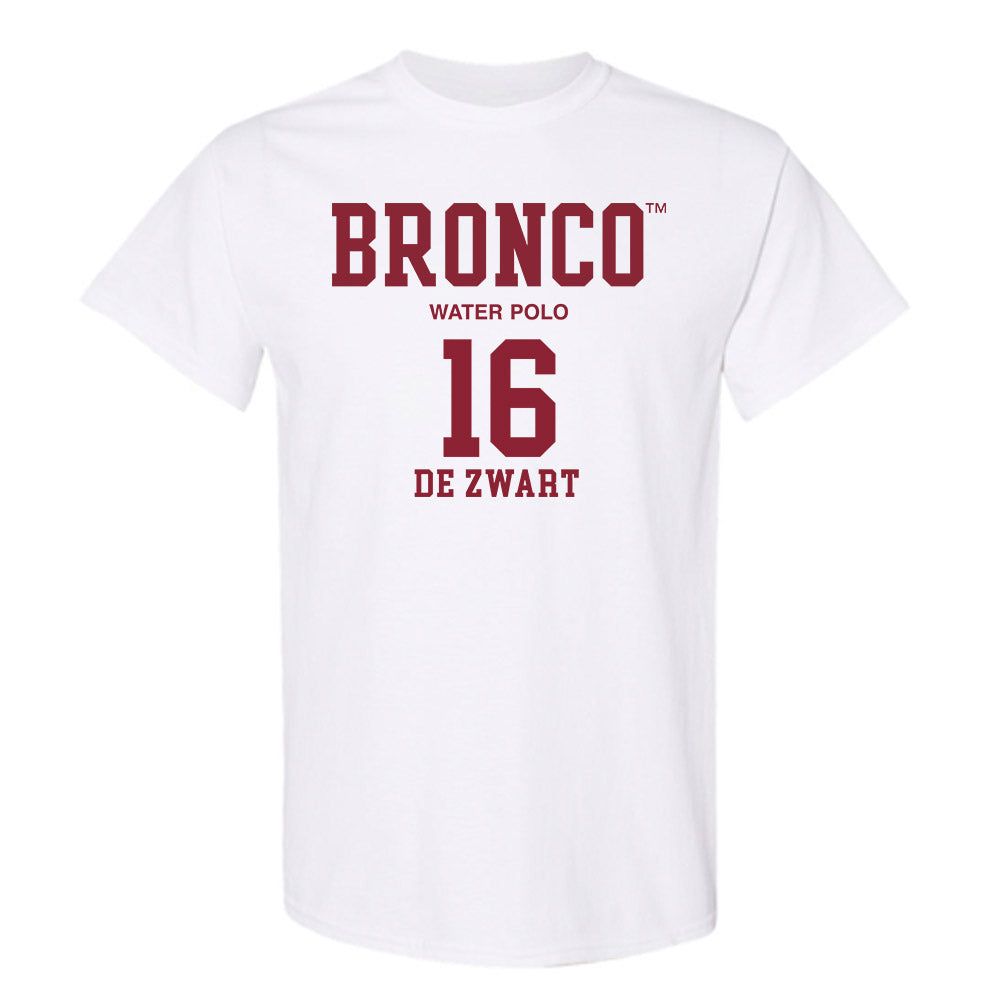 SCU - NCAA Men's Water Polo : Jamie De Zwart - Classic Fashion Shersey T-Shirt-0
