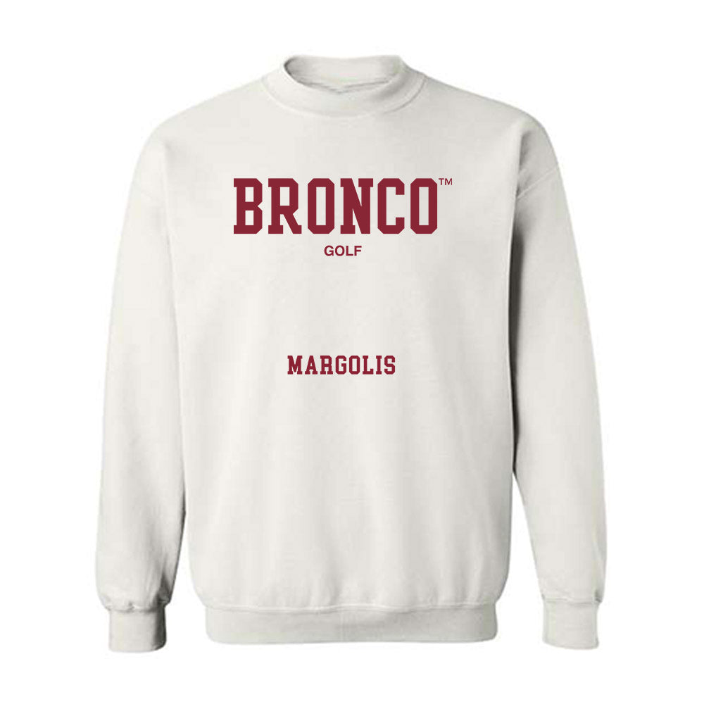 SCU - NCAA Men's Golf : Max Margolis - Classic Fashion Shersey Crewneck Sweatshirt-0