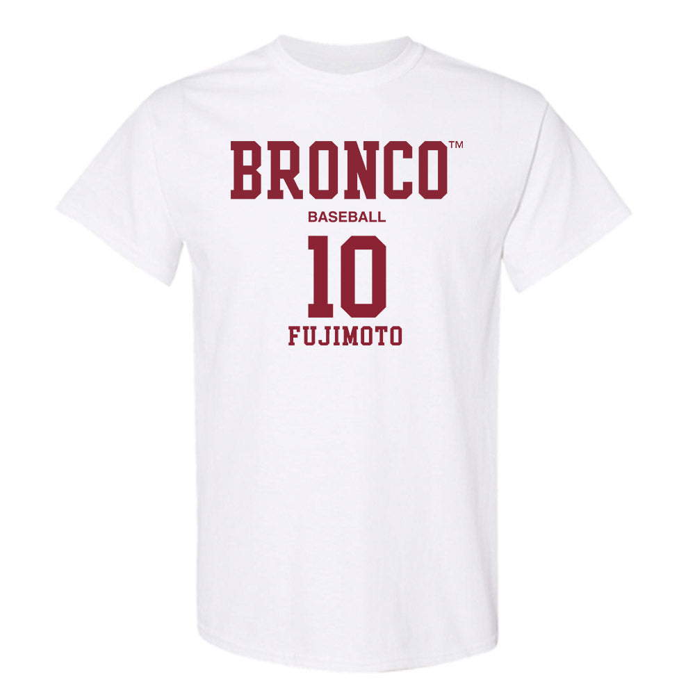 SCU - NCAA Baseball : Hunter Fujimoto - Classic Fashion Shersey T-Shirt-0