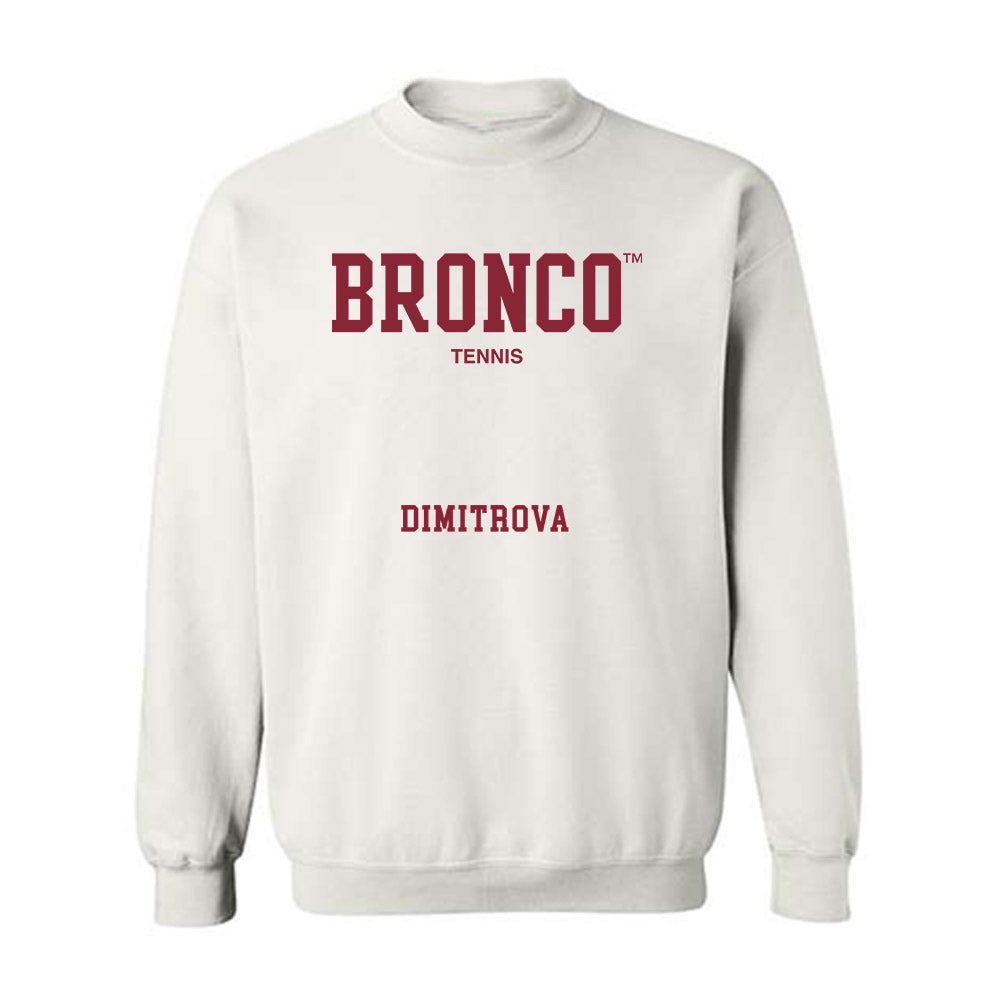 SCU - NCAA Women's Tennis : Daniella Dimitrova - Classic Fashion Shersey Crewneck Sweatshirt-0
