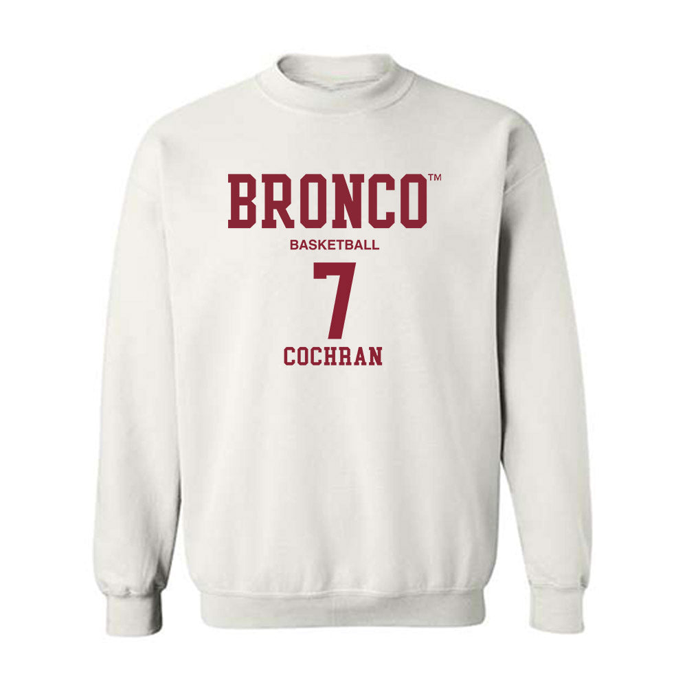 SCU - NCAA Men's Basketball : KJ Cochran - Classic Fashion Shersey Crewneck Sweatshirt-0