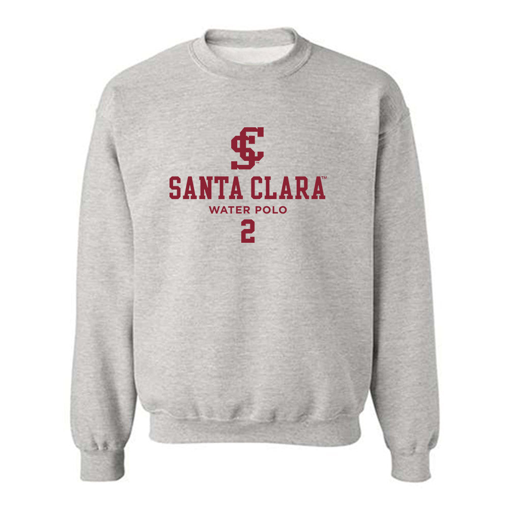 SCU - NCAA Men's Water Polo : Jason Alietti - Classic Fashion Shersey Crewneck Sweatshirt-0