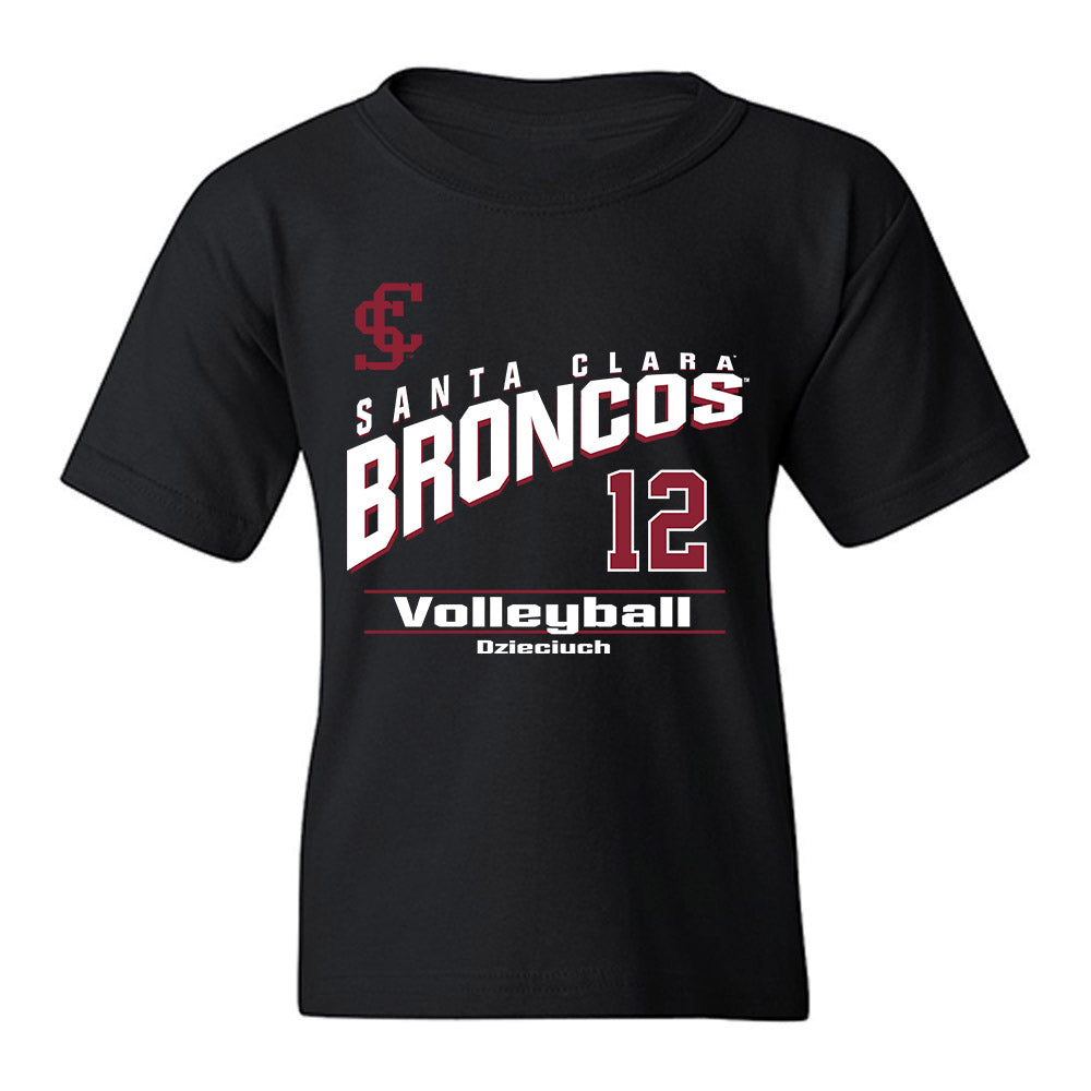 SCU - NCAA Women's Volleyball : Allison Dzieciuch - Classic Fashion Shersey Youth T-Shirt-0