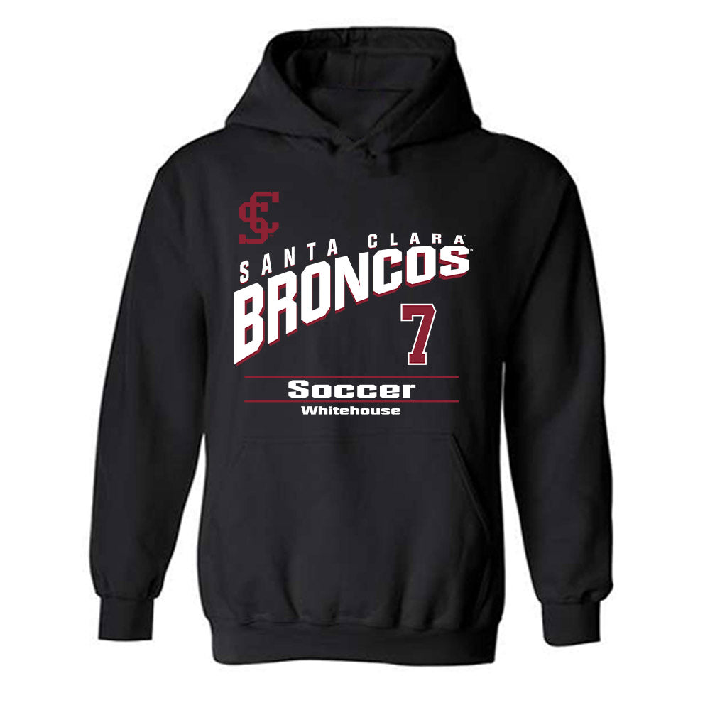 SCU - NCAA Women's Soccer : Addison Whitehouse - Classic Fashion Shersey Hooded Sweatshirt-0