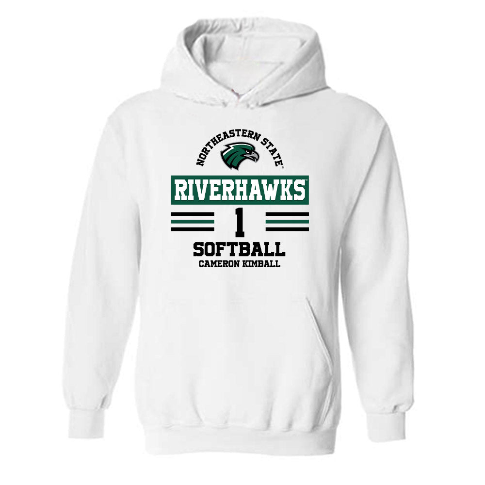 Northeastern State - NCAA Softball : Cameron Kimball - Classic Fashion Shersey Hooded Sweatshirt-0