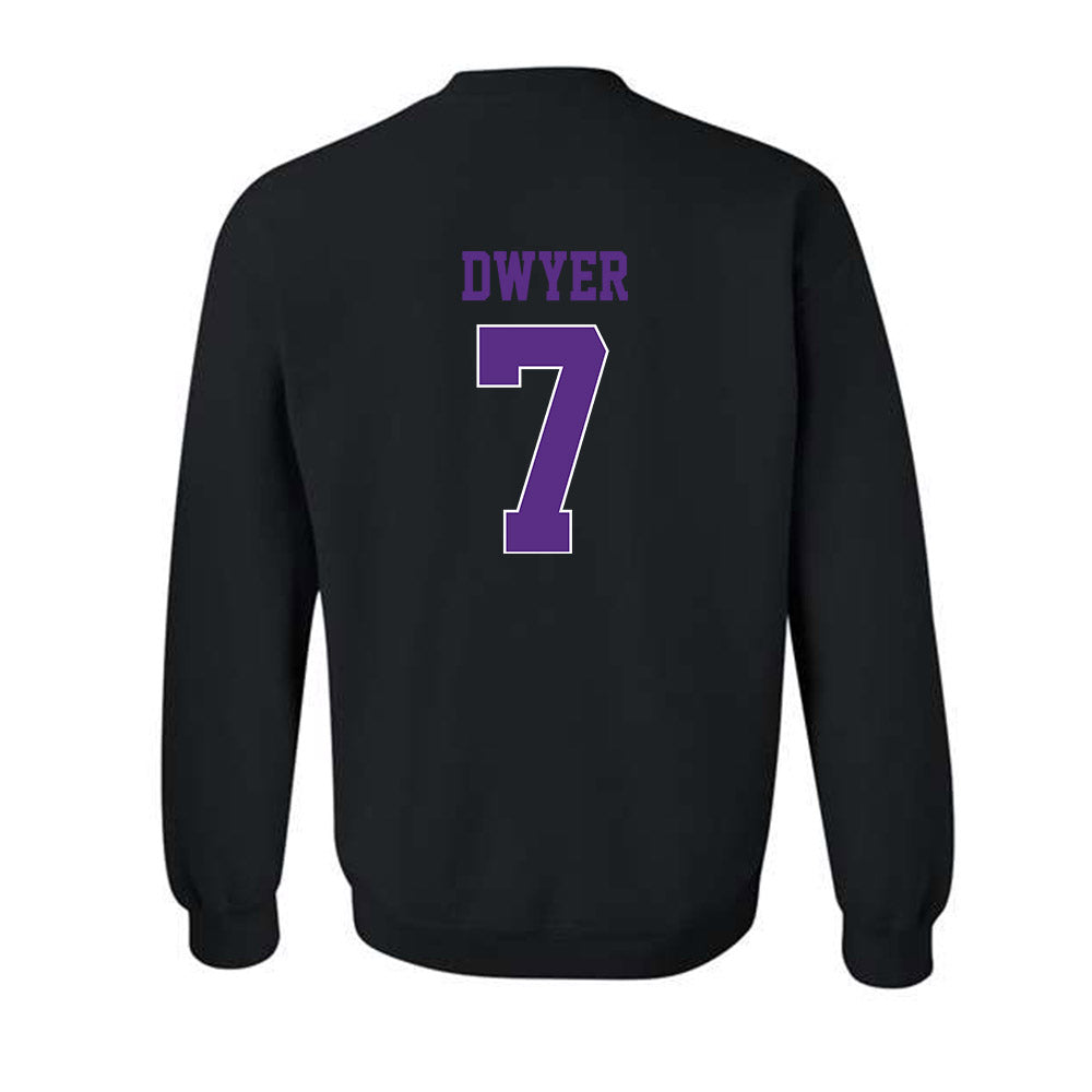 TCU - NCAA Football : Jordan Dwyer - Classic Fashion Shersey Crewneck Sweatshirt-1