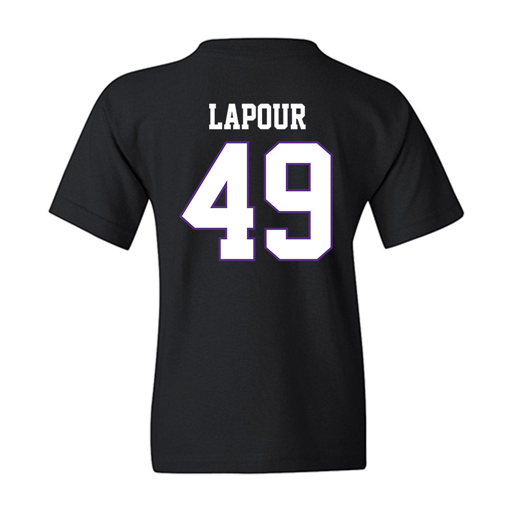 TCU - NCAA Baseball : Tommy LaPour - Classic Fashion Shersey Youth T-Shirt-1