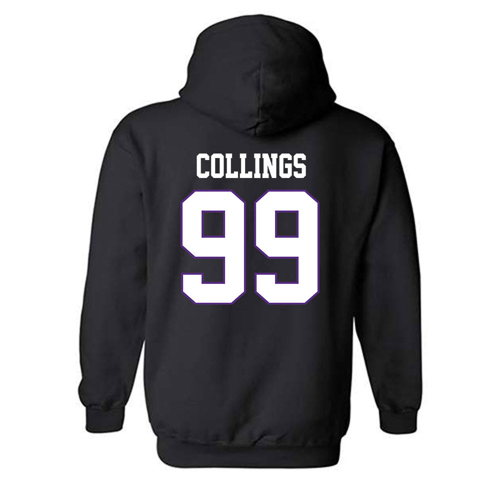 TCU - NCAA Women's Soccer : Eliza Collings - Classic Fashion Shersey Hooded Sweatshirt-1