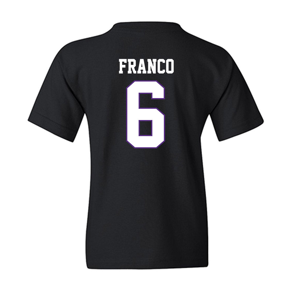 TCU - NCAA Baseball : Noah Franco - Classic Fashion Shersey Youth T-Shirt-1