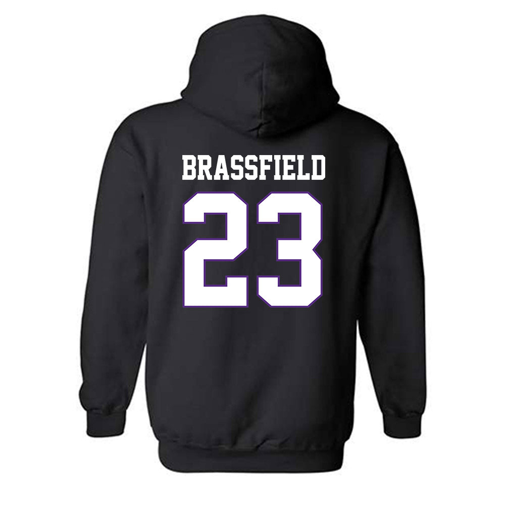 TCU - NCAA Baseball : Mason Brassfield - Classic Fashion Shersey Hooded Sweatshirt-1