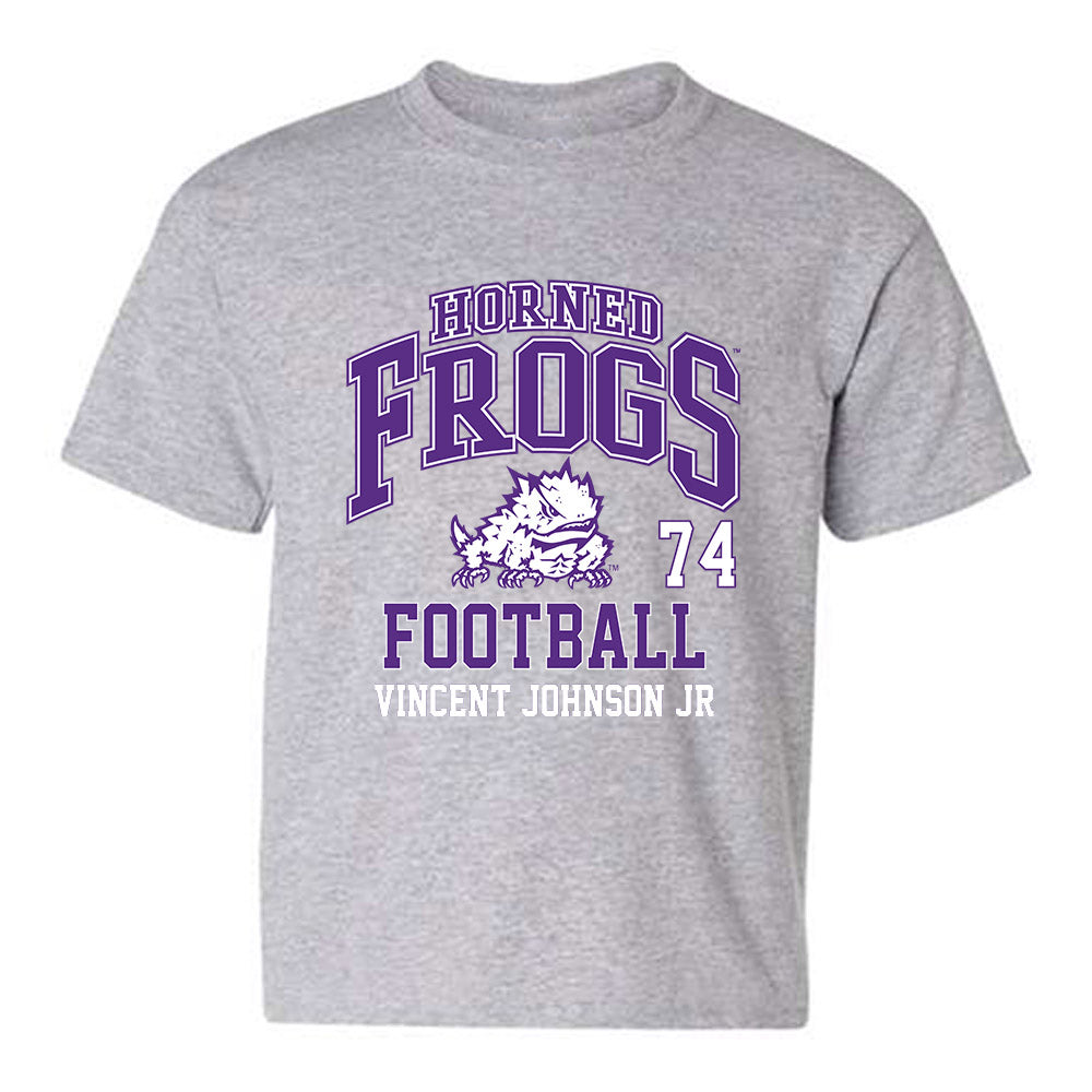 TCU - NCAA Football : Vincent Johnson Jr - Classic Fashion Shersey Youth T-Shirt-0