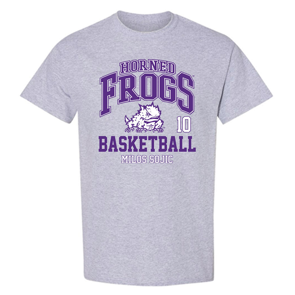 TCU - NCAA Men's Basketball : Milos Sojic - Classic Fashion Shersey T-Shirt-0