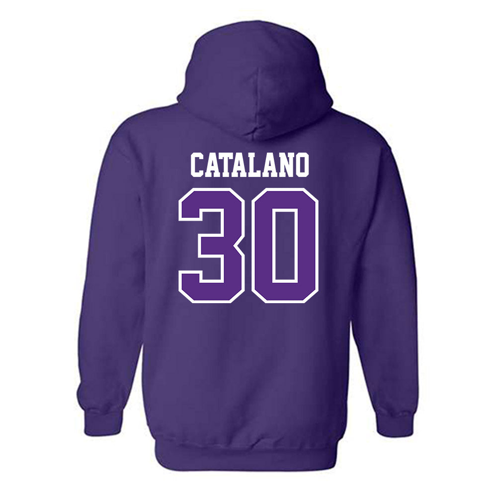 TCU - NCAA Baseball : Michael Catalano - Classic Fashion Shersey Hooded Sweatshirt-1