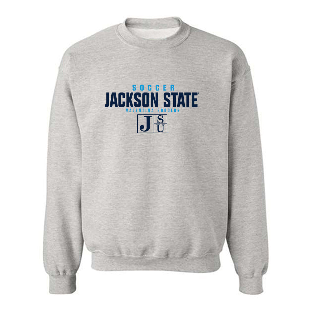 Jackson State - NCAA Women's Soccer : valentina goodloe - Classic Fashion Shersey Crewneck Sweatshirt-0