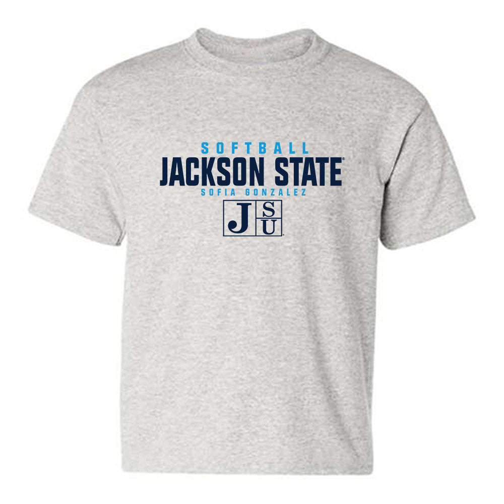 Jackson State - NCAA Softball : Sofia Gonzalez - Classic Fashion Shersey Youth T-Shirt-0