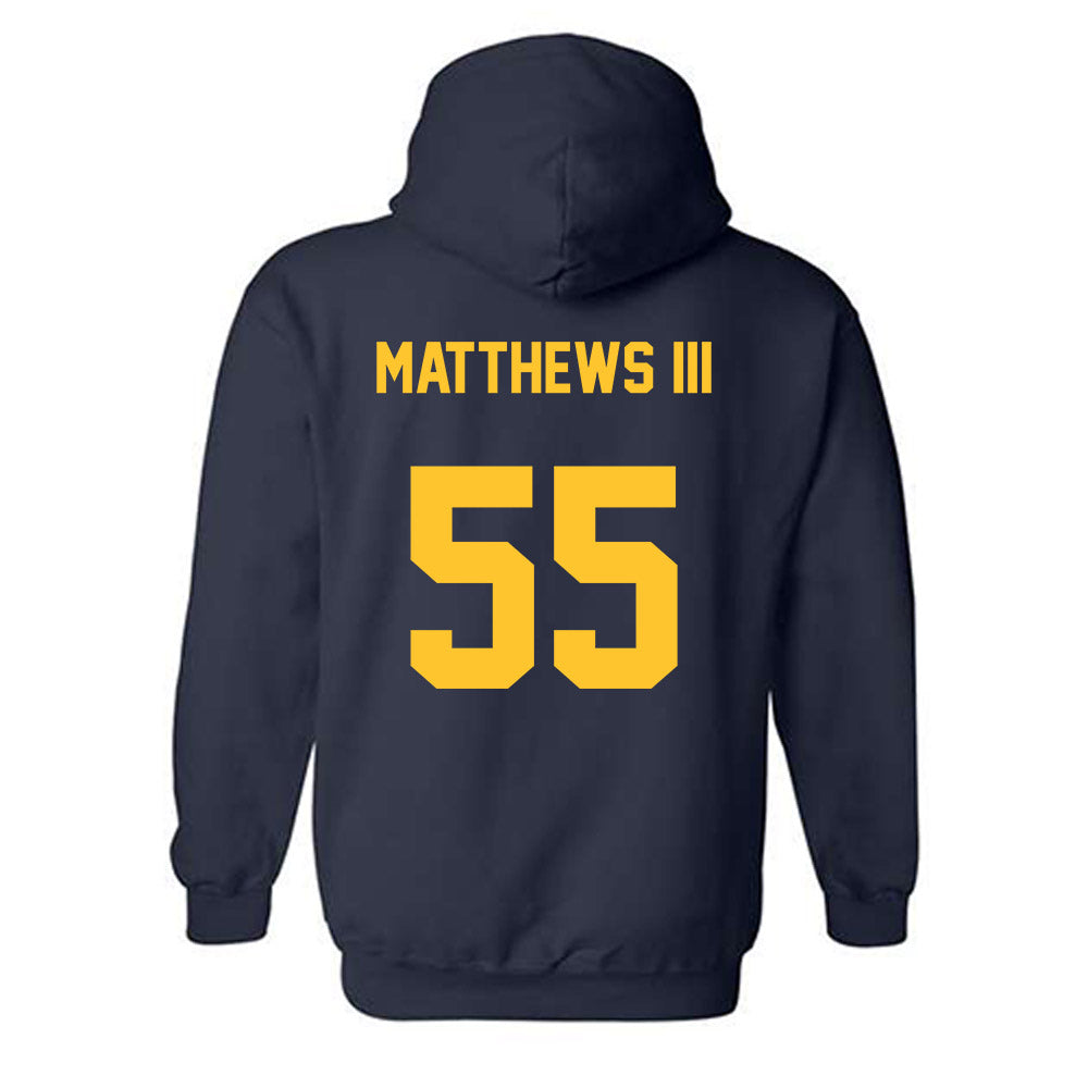 East Tennessee State - NCAA Men's Basketball : Milton Matthews III - Classic Shersey Hooded Sweatshirt-1