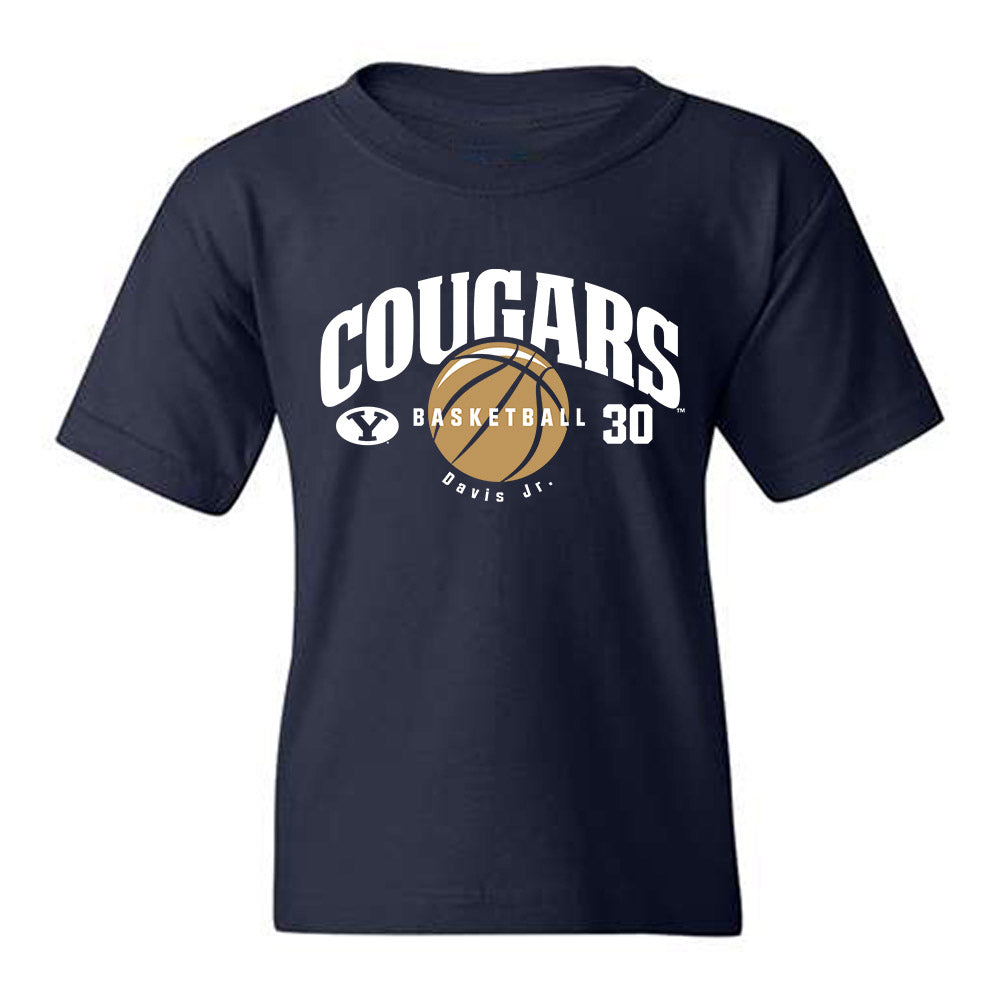 BYU - NCAA Men's Basketball : Kennard Davis Jr. - Youth T-Shirt-0