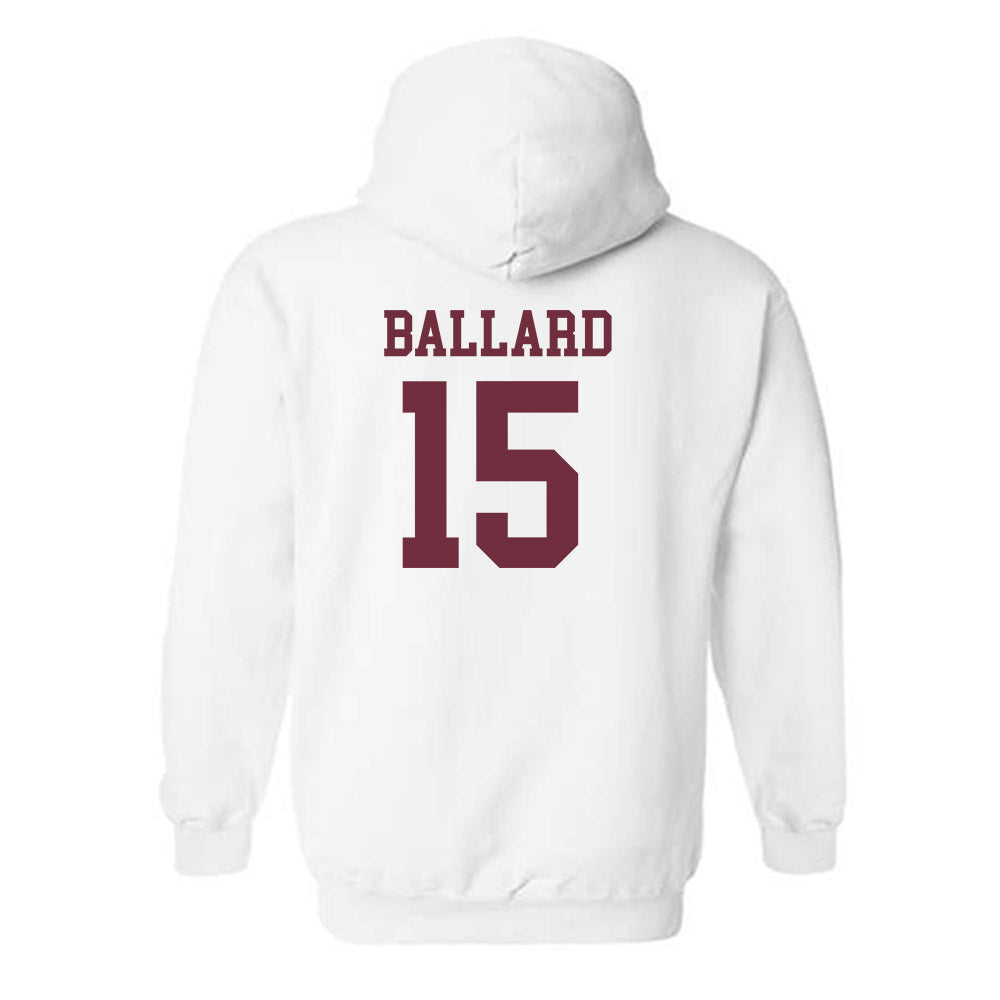 Mississippi State - NCAA Men's Basketball : Quincy Ballard - Sports Shersey Hooded Sweatshirt-1
