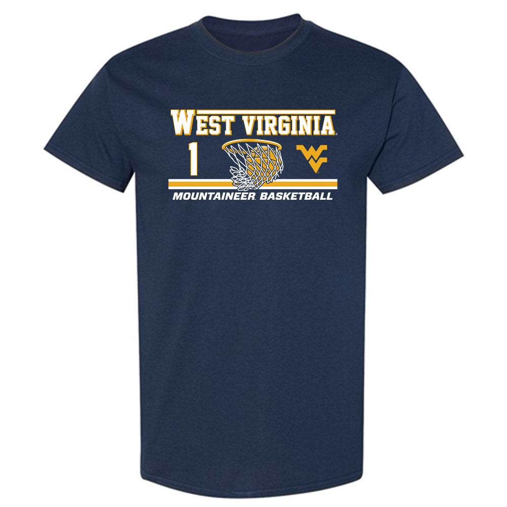 West Virginia - NCAA Men's Basketball : Miles Sadler - Classic Fashion Shersey T-Shirt-0