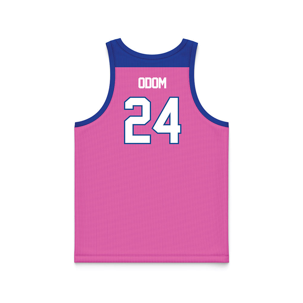 UNC Asheville - NCAA Women's Basketball : Clementina Odom - Pink Basketball Jersey-1