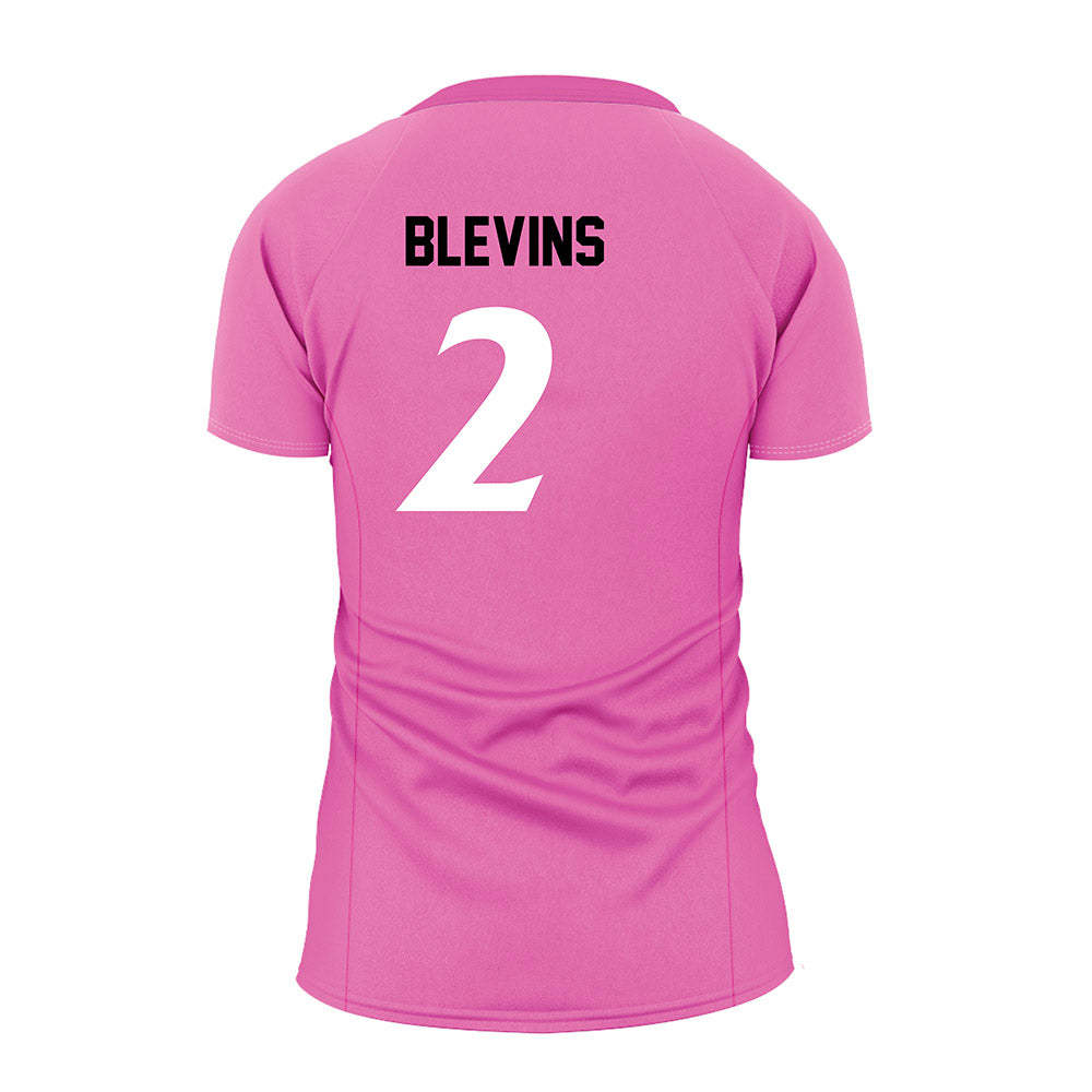 UNC Asheville - NCAA Women's Volleyball : Jessy Blevins - Pink Volleyball Jersey-1