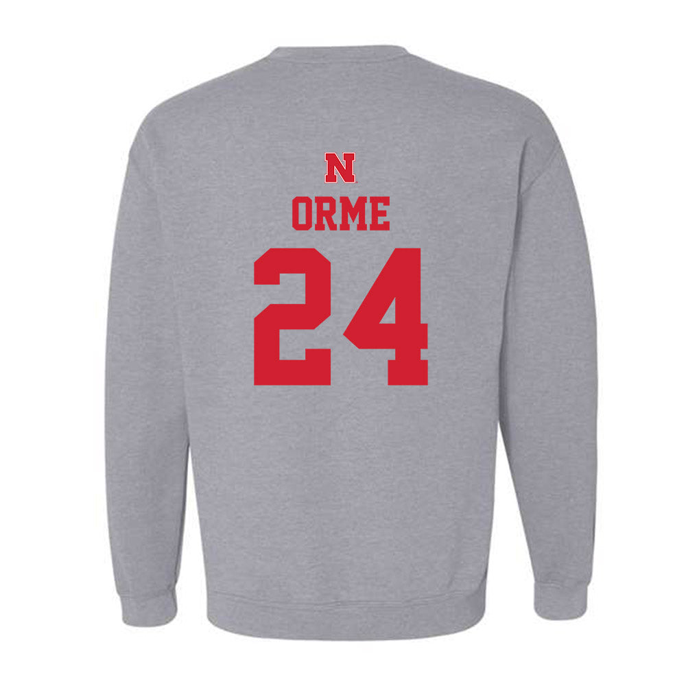Nebraska - NCAA Men's Basketball : Sam Orme - Sports Shersey Crewneck Sweatshirt-1