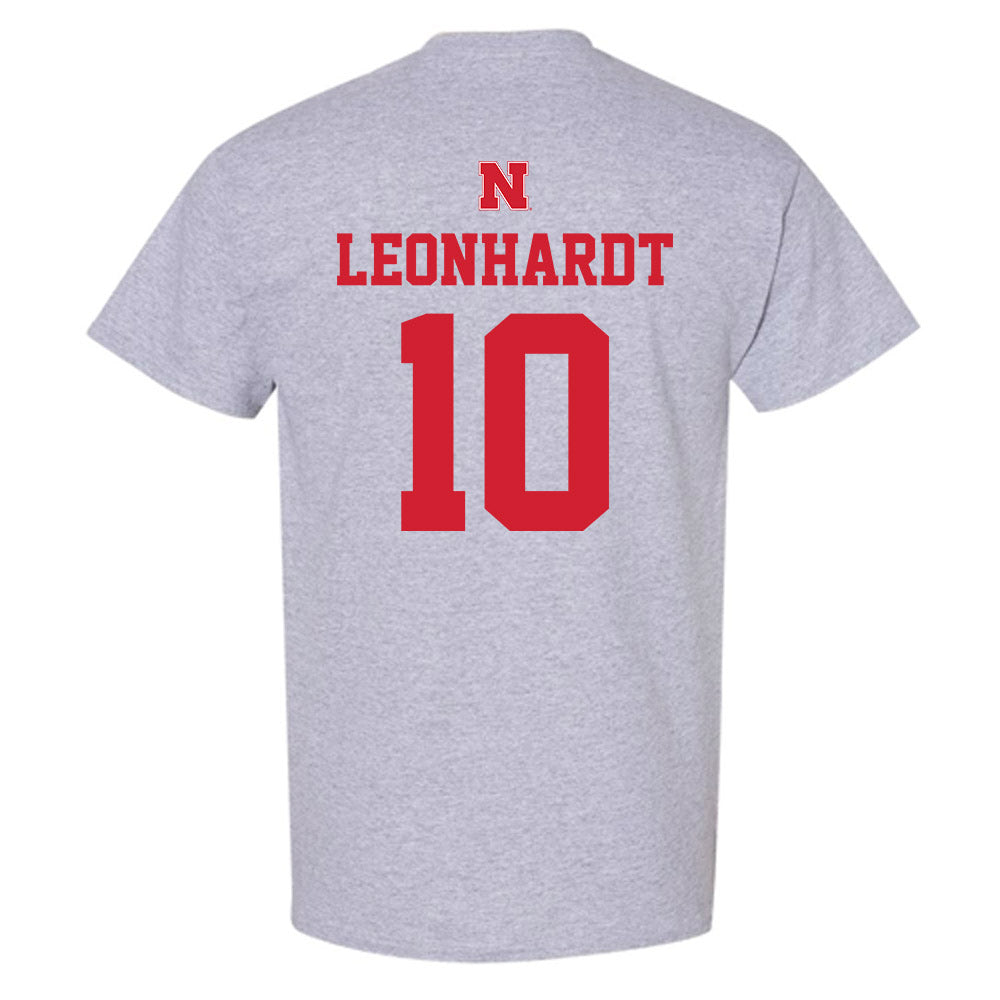 Nebraska - NCAA Men's Basketball : Trevan Leonhardt - Sports Shersey T-Shirt-1