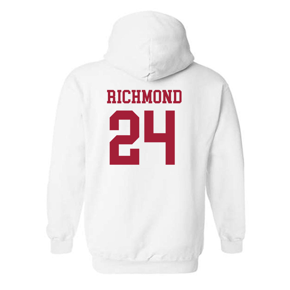 Arkansas - NCAA Men's Basketball : Billy Richmond - Sports Shersey Hooded Sweatshirt-1