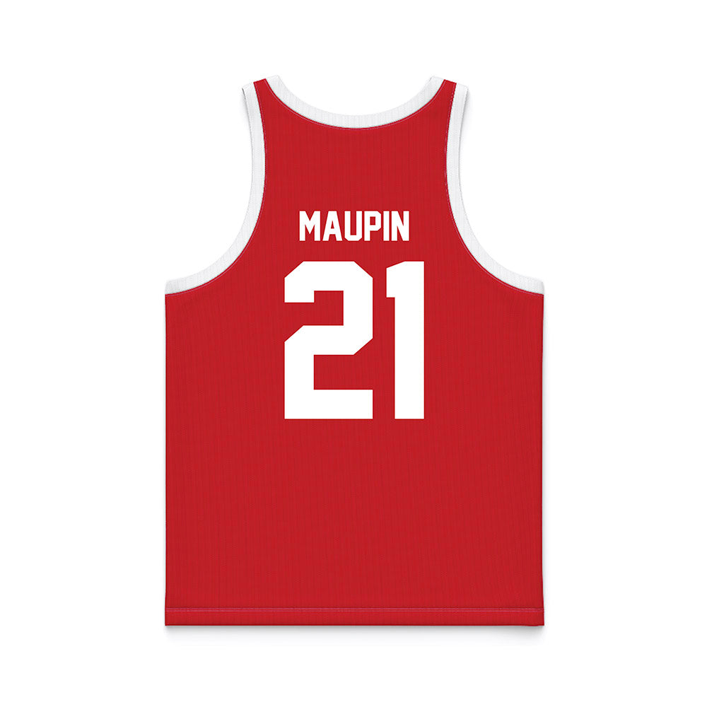 Nebraska - NCAA Women's Basketball : Eliza Maupin - Red Basketball Jersey-1