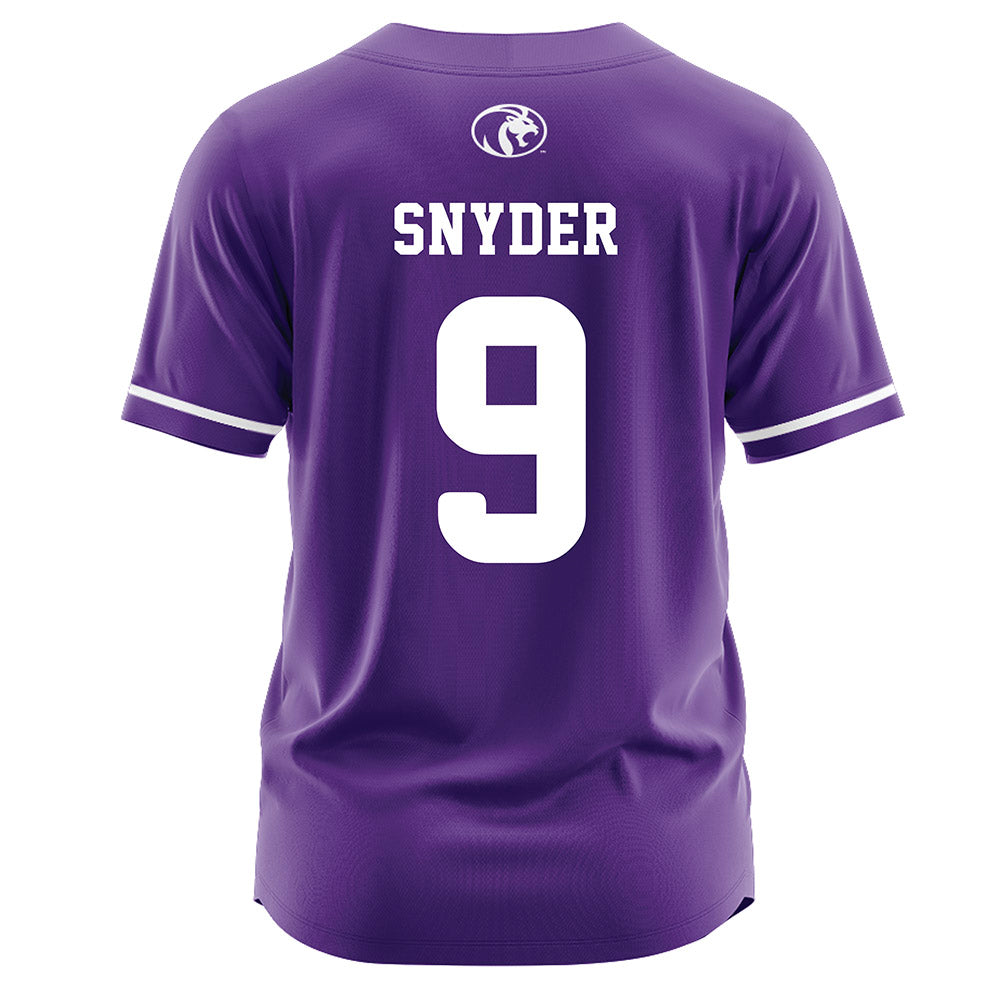 North Alabama - NCAA Softball : Kaylee Snyder - Purple Jersey