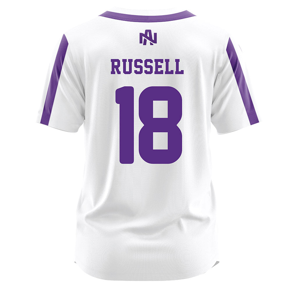 North Alabama - NCAA Softball : Kylei Russell - White Jersey-1