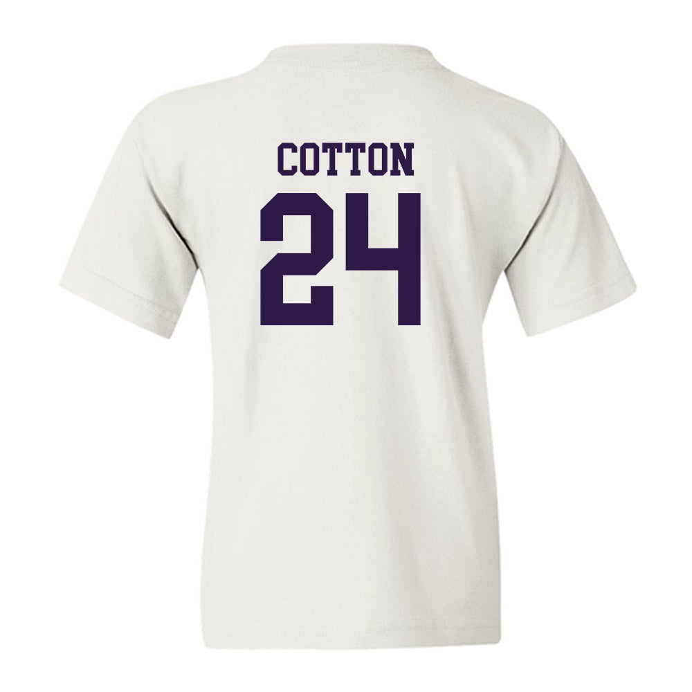 Kansas State - NCAA Women's Basketball : Jenessa Cotton - Classic Shersey Youth T-Shirt-1