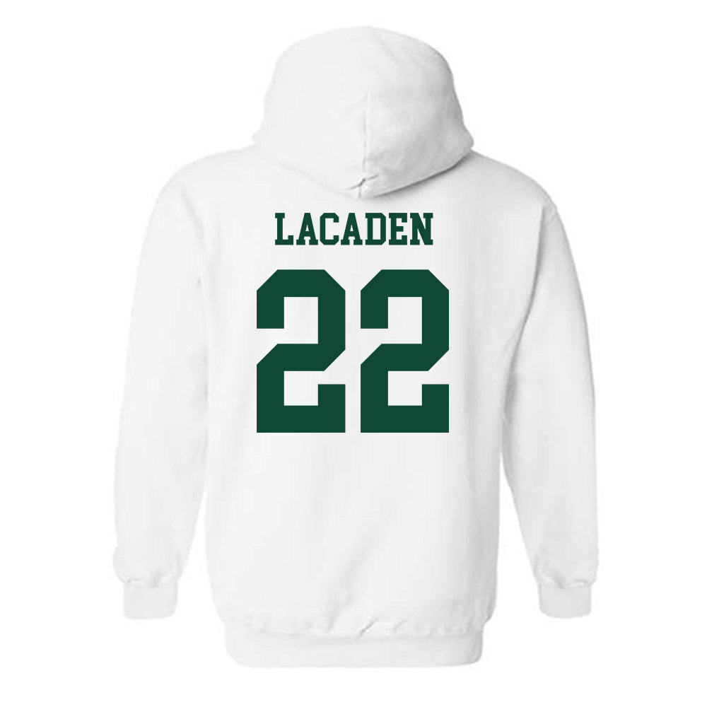 Hawaii - NCAA Football : Titan Lacaden - Classic Shersey Hooded Sweatshirt-1