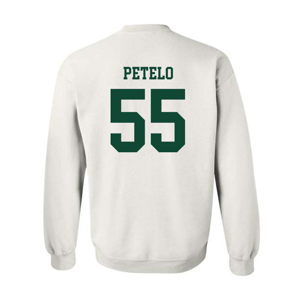 Hawaii - NCAA Football : Zoram Petelo - Classic Shersey Crewneck Sweatshirt-1