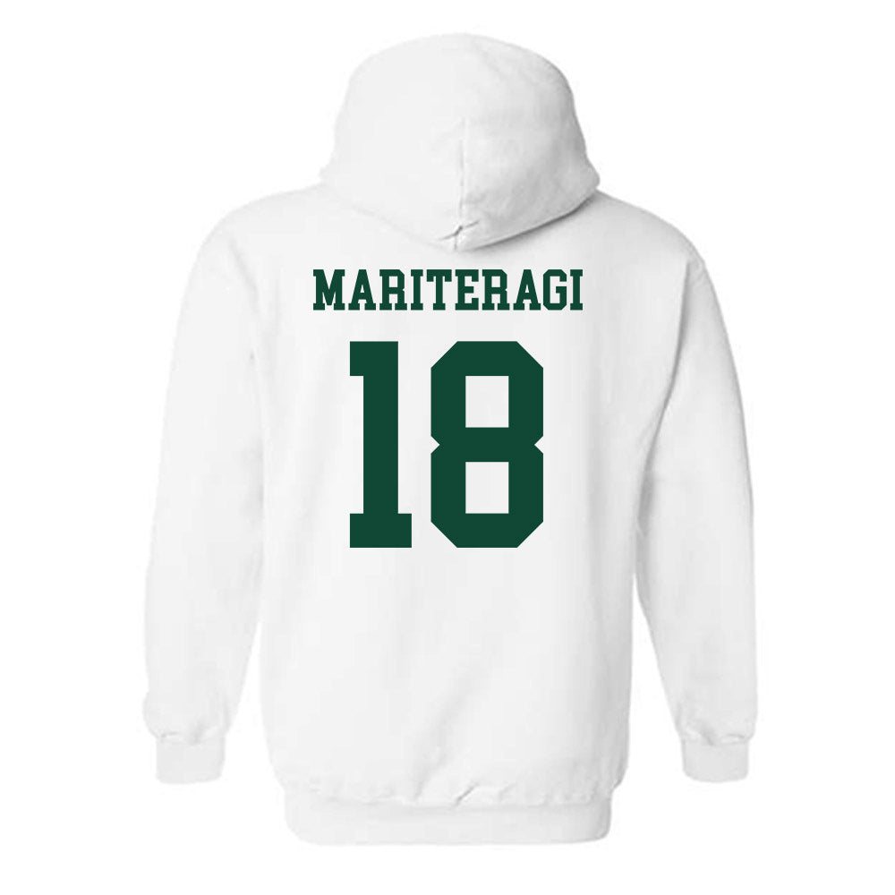 Hawaii - NCAA Football : Zaden Mariteragi - Classic Shersey Hooded Sweatshirt-1