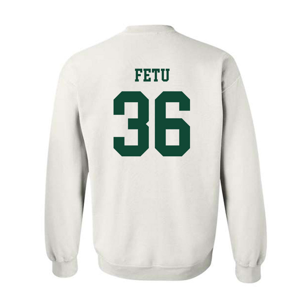 Hawaii - NCAA Football : Jordan Fetu - Classic Shersey Crewneck Sweatshirt-1
