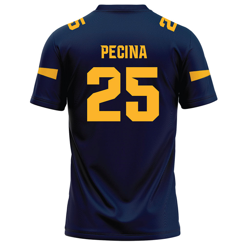 AU - NCAA Football : Jake Pecina - Navy Football Jersey-1