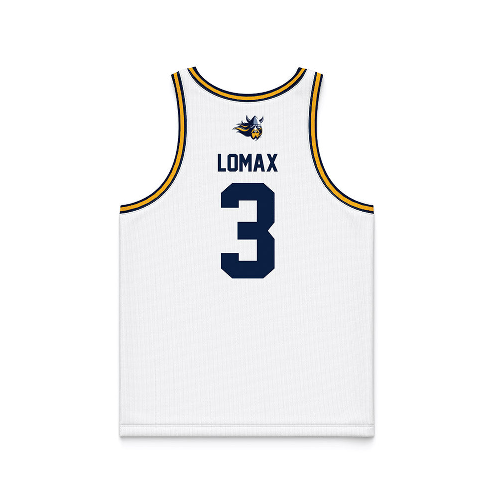 AU - NCAA Women's Basketball : Miranda Lomax - White Basketball Jersey-1
