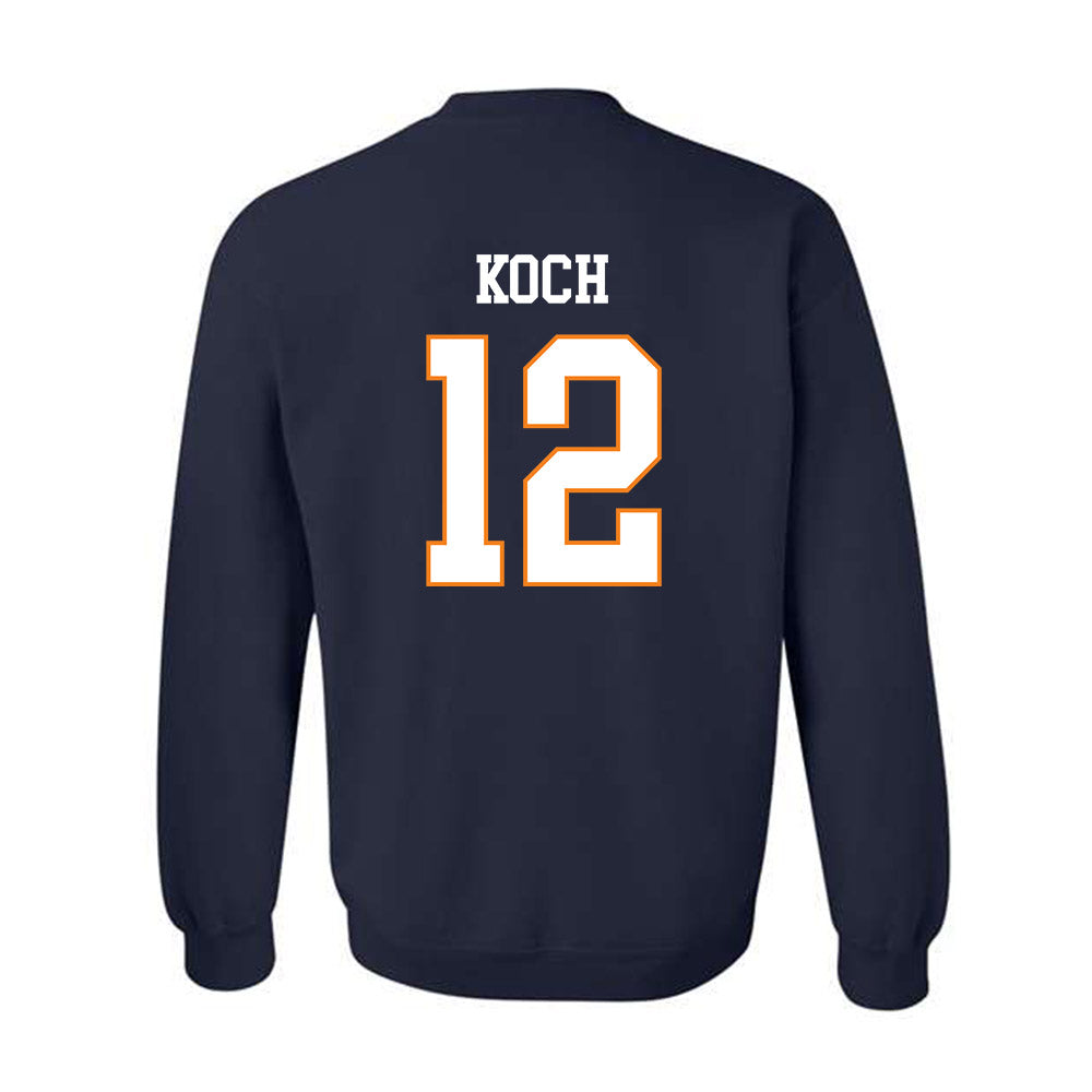 UT Martin - NCAA Baseball : Tommy Koch - Classic Fashion Shersey Crewneck Sweatshirt-1