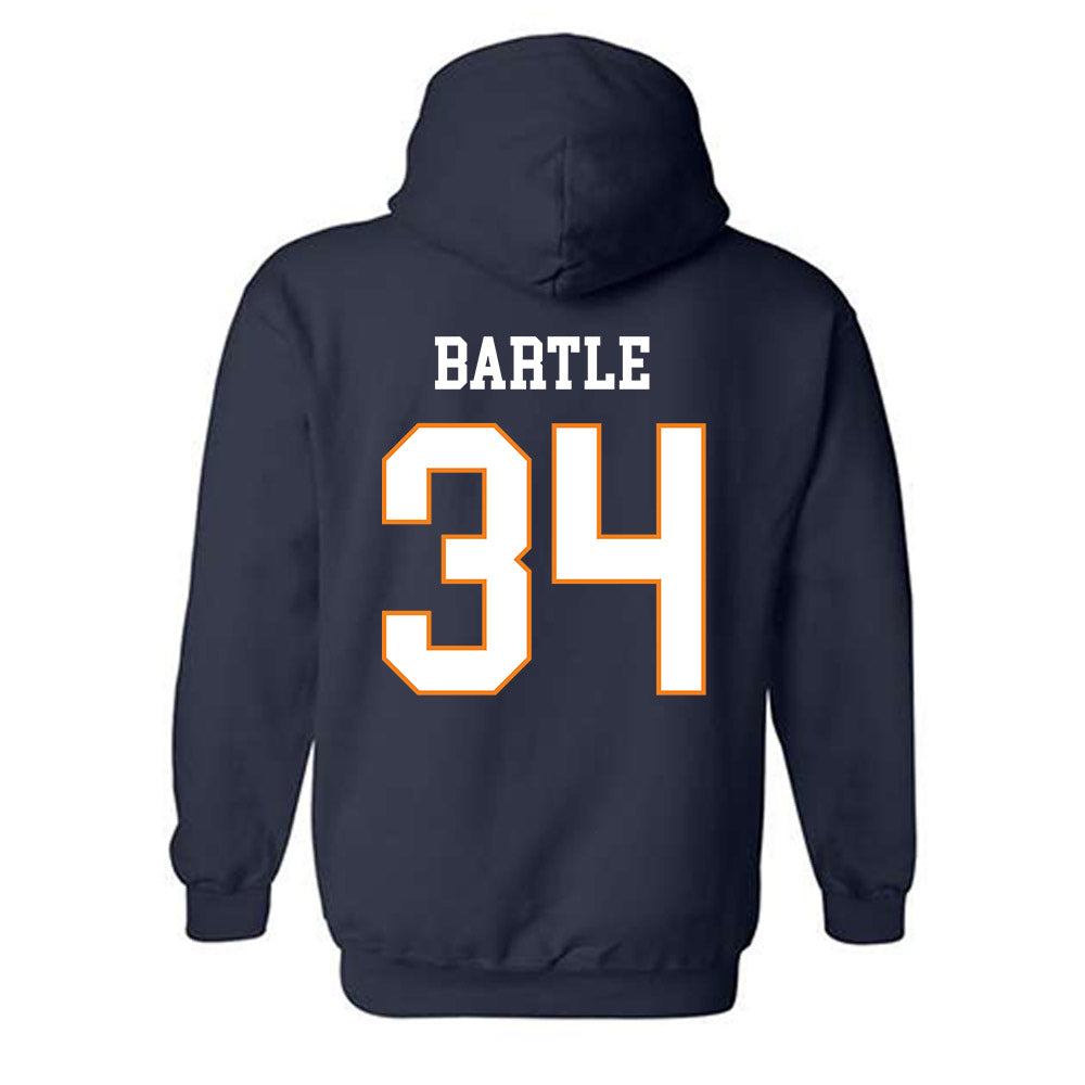 UT Martin - NCAA Baseball : Jeb Bartle - Classic Fashion Shersey Hooded Sweatshirt-1