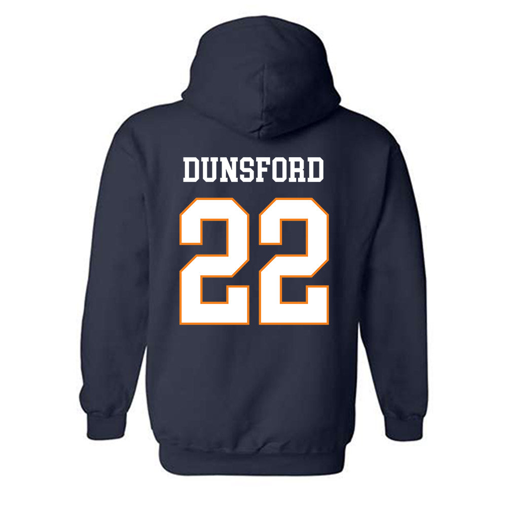 UT Martin - NCAA Baseball : TJ Dunsford - Classic Fashion Shersey Hooded Sweatshirt-1