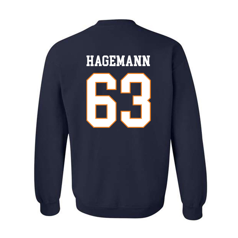 UT Martin - NCAA Football : Matt Hagemann - Classic Fashion Shersey Crewneck Sweatshirt-1