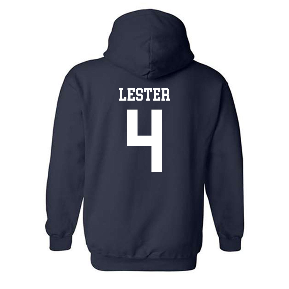Virginia - NCAA Women's Basketball : Eris Lester - Classic Shersey Hooded Sweatshirt-1