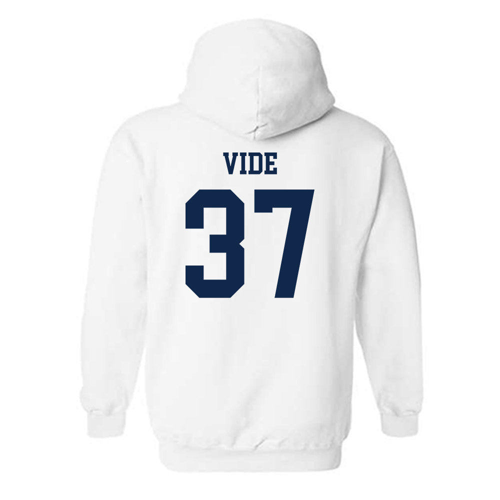 Virginia - NCAA Men's Basketball : Jan Vide - Classic Shersey Hooded Sweatshirt-1