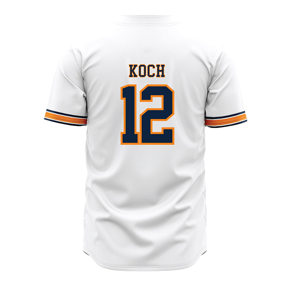 UT Martin - NCAA Baseball : Tommy Koch - White Jersey-1