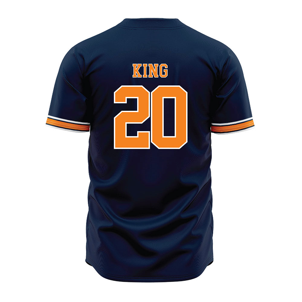 UT Martin - NCAA Baseball : Brandon King - Blue Jersey-1
